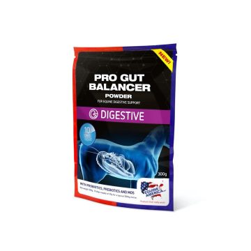   EQUINE AMERICA PRO GUT BALANCER POWDER  PROBIOTIKUM AZ EGÉSZSÉGES EMÉSZTŐRENDSZERÉRT 300gr