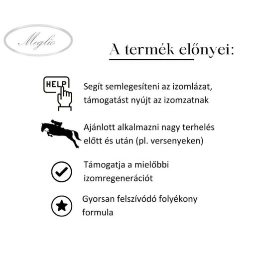 MEGLIO NEUTRA HORSE IZOMLÁZ ELLENI TONIK 500ml
