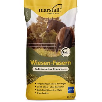   MARSTALL WIESEN-FASERN 12,5 kg - 100% allgäui réti széna szecskázva, áztatás nélkül