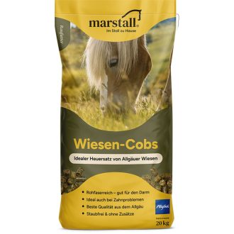   MARSTALL WIESEN-COBS 20 kg - 100% allgäui rétiszéna-pellet lovaknak